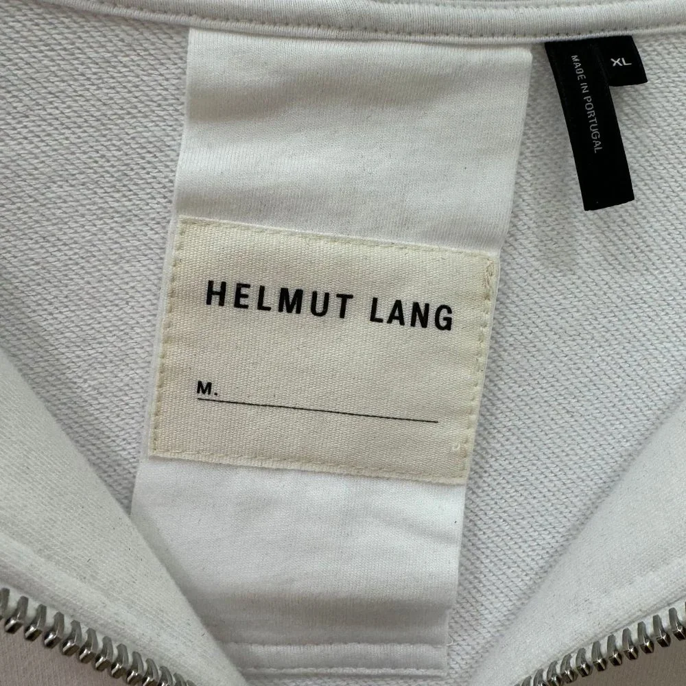 Helmut Lang White Zip Up Jacket - Picture 3 of 4